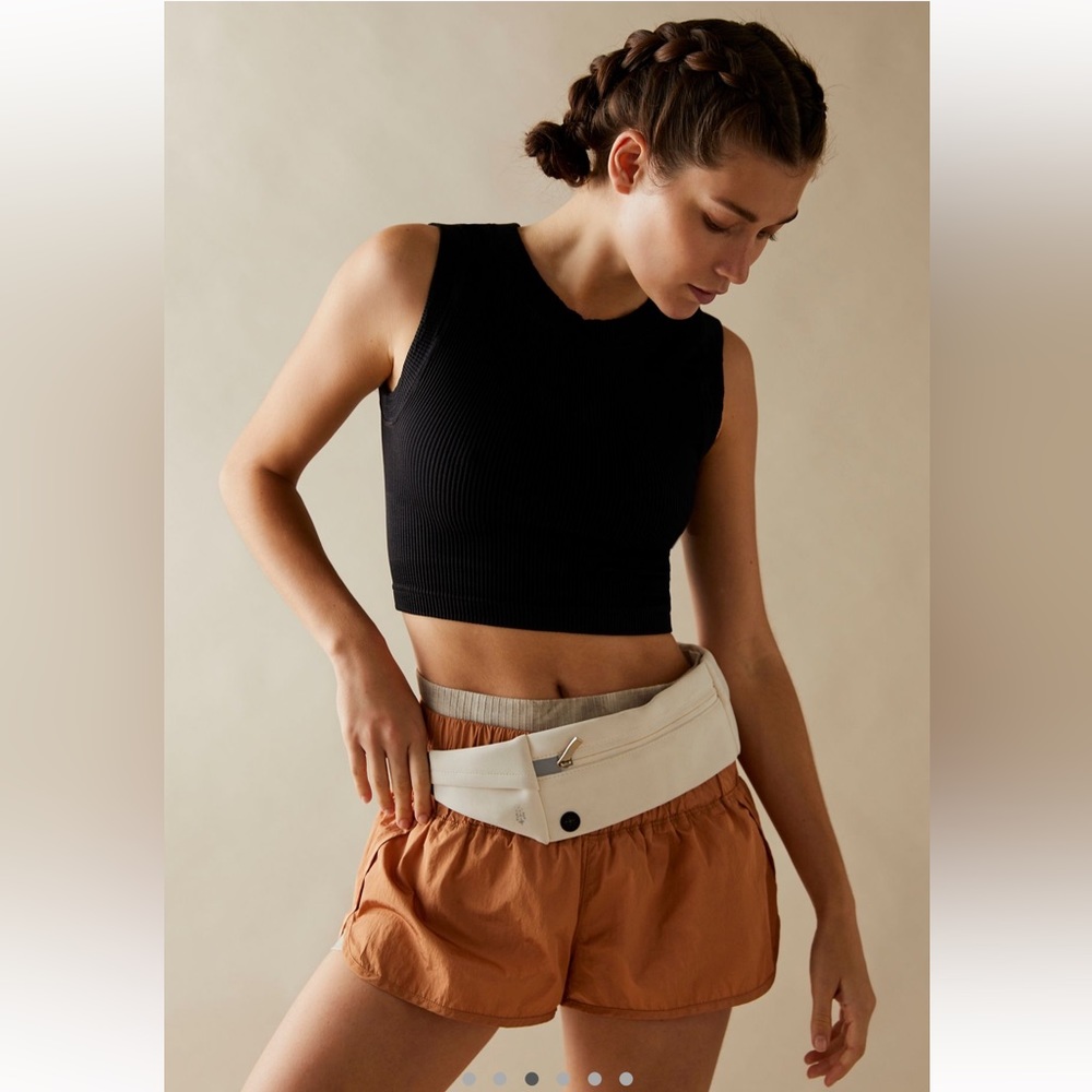 Free People Movement Happiness Runs Muscle Tank, Black, M, NWT